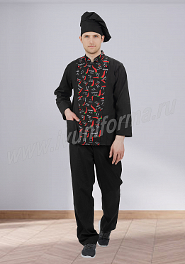 Куртка повара мужская арт. ПВ-01-08-ТС